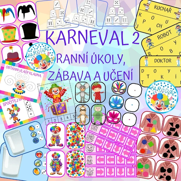 KARNEVAL 2 - ranní úkol, zábava a učení