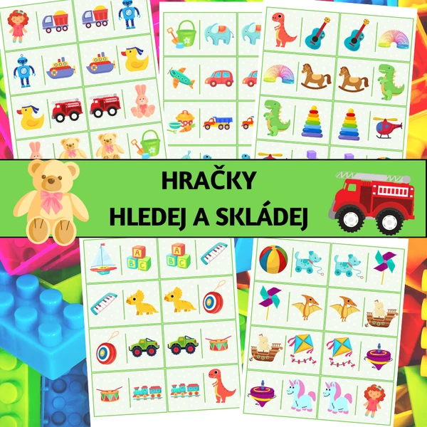 Hračky: hledej a skládej