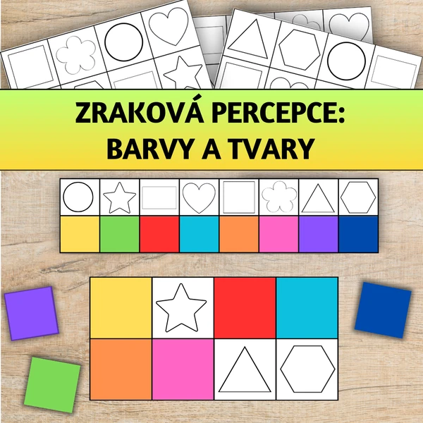 Zraková percepce: barvy a tvary