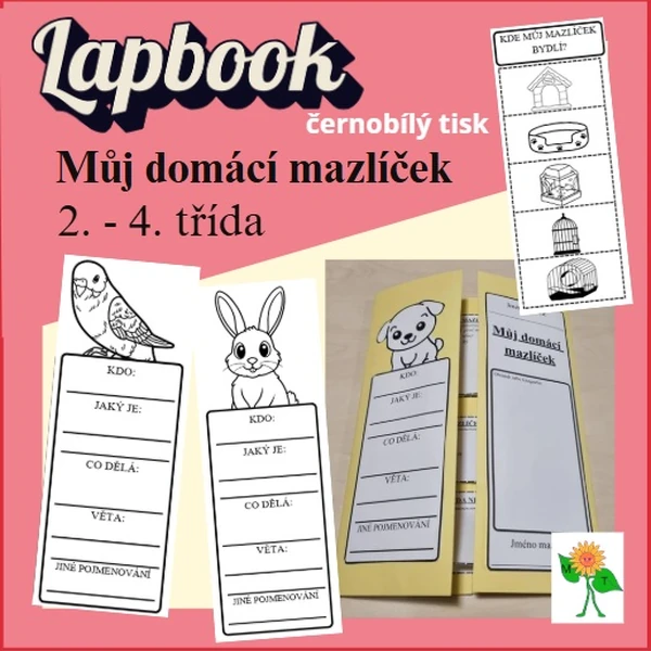 Lapbook - Můj zvířecí mazlíček