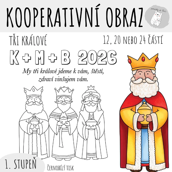 Tři králové - kooperativní obraz