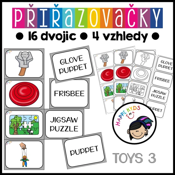Přiřazovačky - TOYS 3