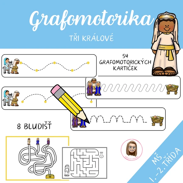 TŘI KRÁLOVÉ - grafomotorika