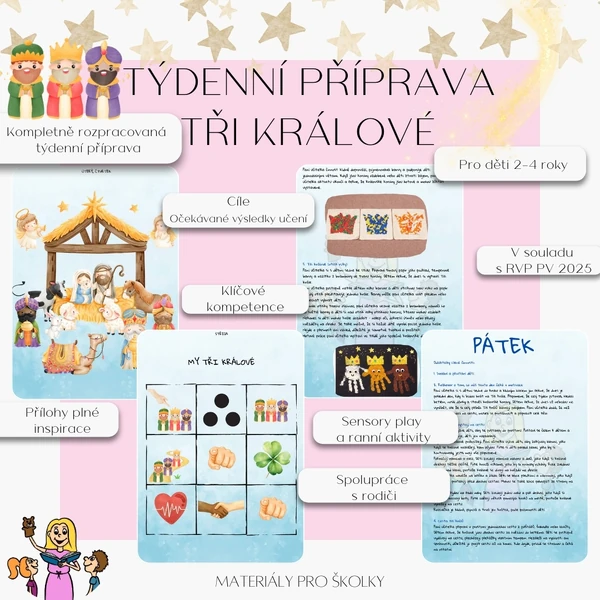 Týdenní příprava - Tři králové pro nejmenší 