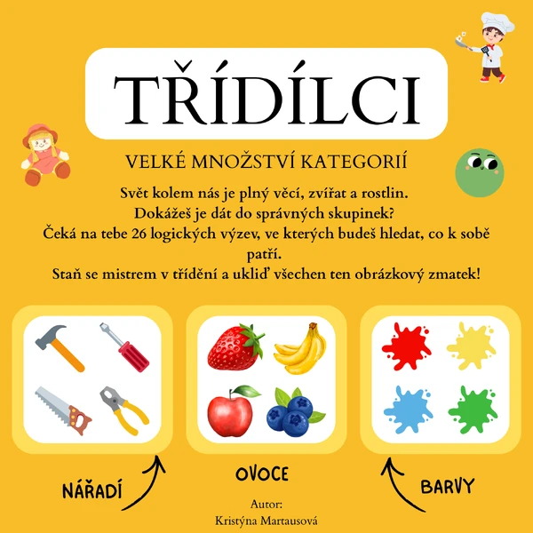 Kam patříme? – Velký soubor logických kategorií pro předškoláky 🧩