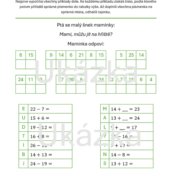 Šnekova matematická hádanka