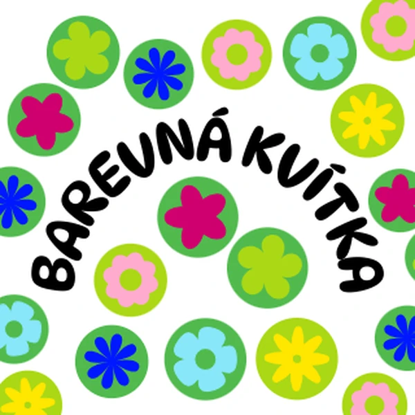 Barevná kvítka - půlené obrázky, pexeso