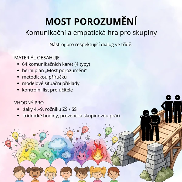 MOST POROZUMĚNÍ - Komunikační a empatická hra pro skupiny
