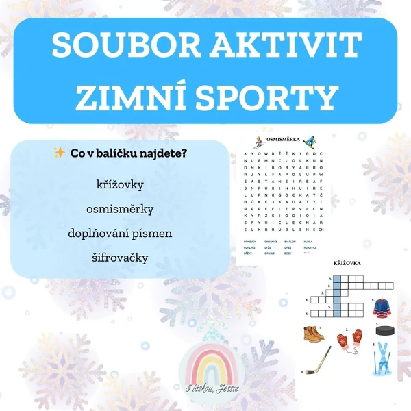 Soubor aktivit - zimní sporty