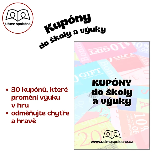 Kupóny do školy a výuky