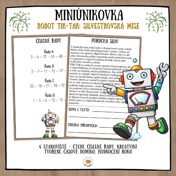Robot TIK-TAK: Silvestrovská mise