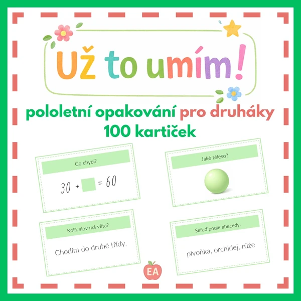 Už to umím - pololetní opakování pro druháky