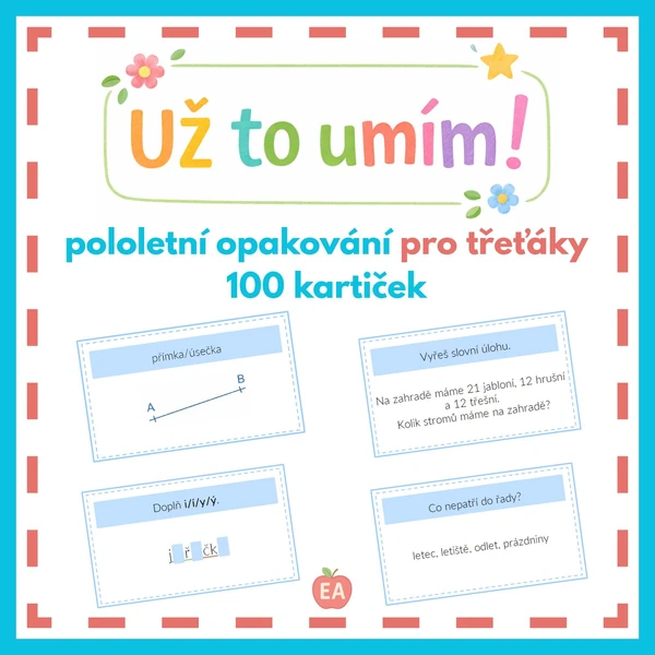 Už to umím - pololetní opakování pro třeťáky