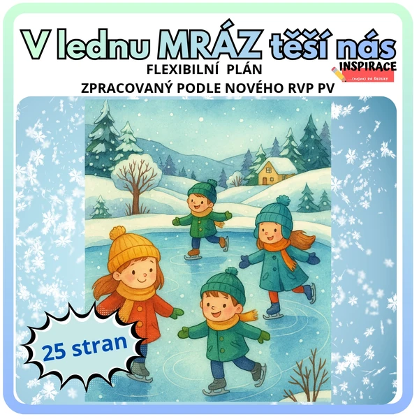 V lednu mráz - těší nás ❄️- flexibilní plán