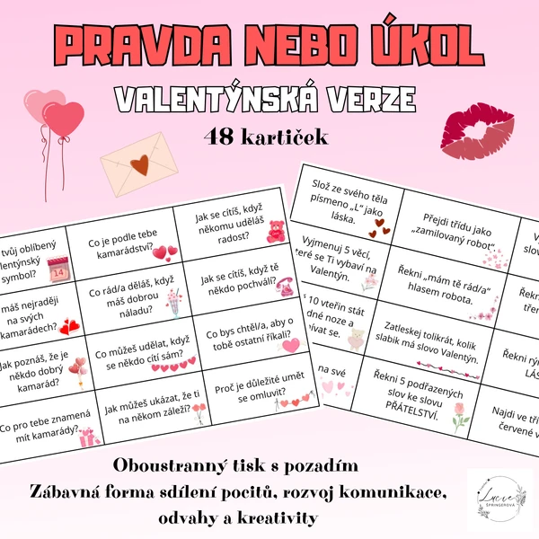 PRAVDA nebo ÚKOL - Valentýn