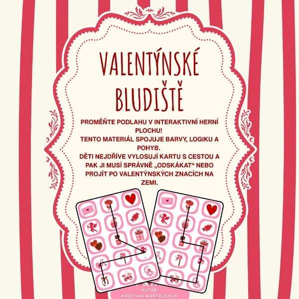 Valentýnské bludiště - Pomoz Amorkovi najít cestu