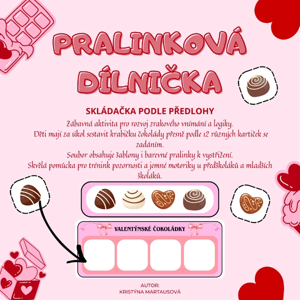 Pralinková dílnička - Skládačka podle předlohy