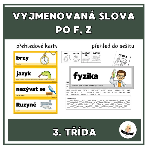 Vyjmenovaná slova po F, Z
