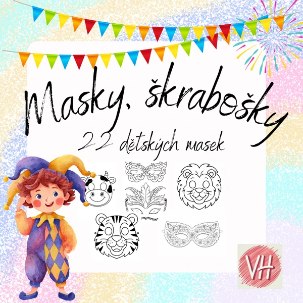 Dětské masky a škrabošky