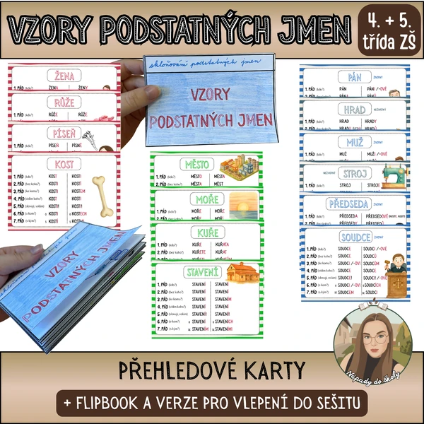 Vzory podstatných jmen