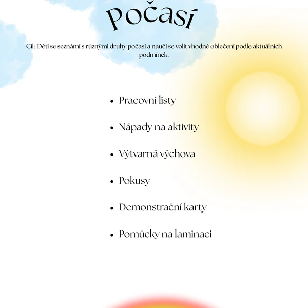 Počasí a oblečení 