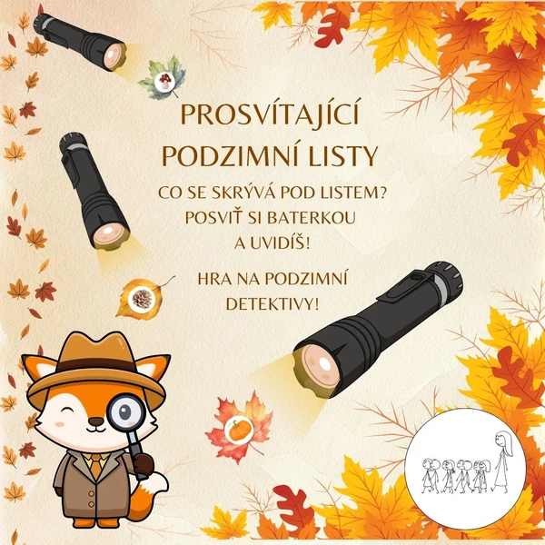 Prosvítající podzimní listy