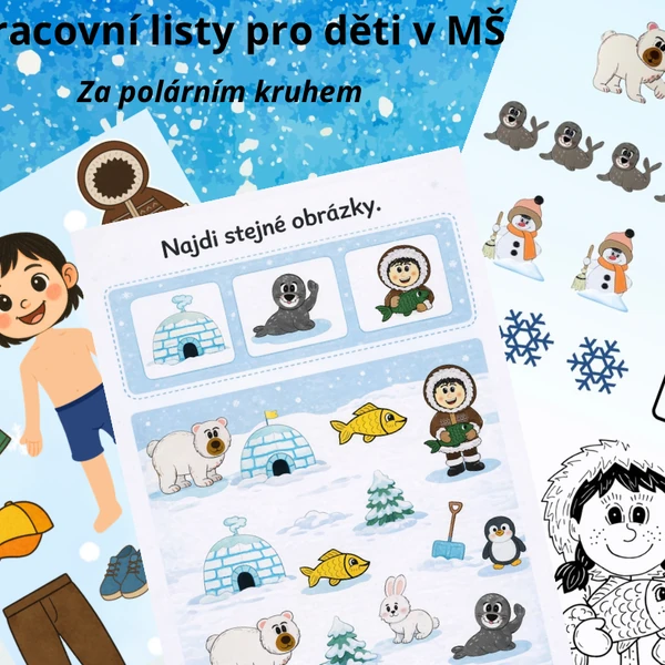 Pracovní listy “Za polárním kruhem”