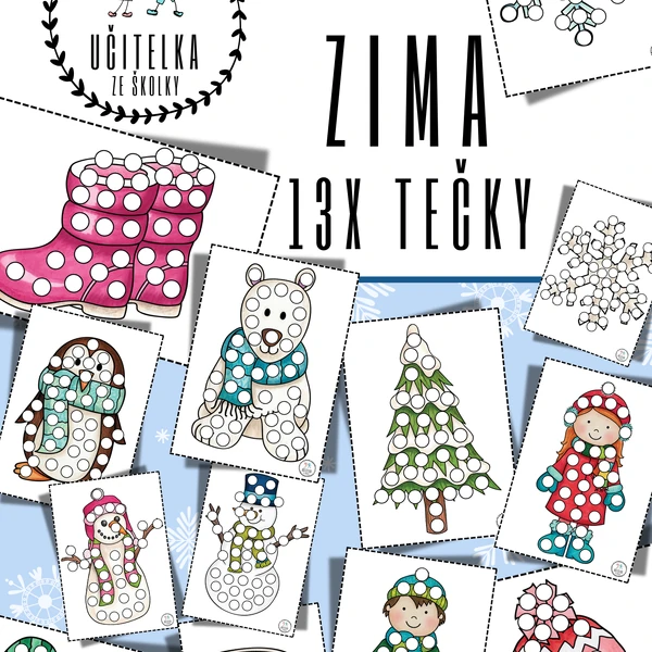 ZIMA - 13x TEČKY