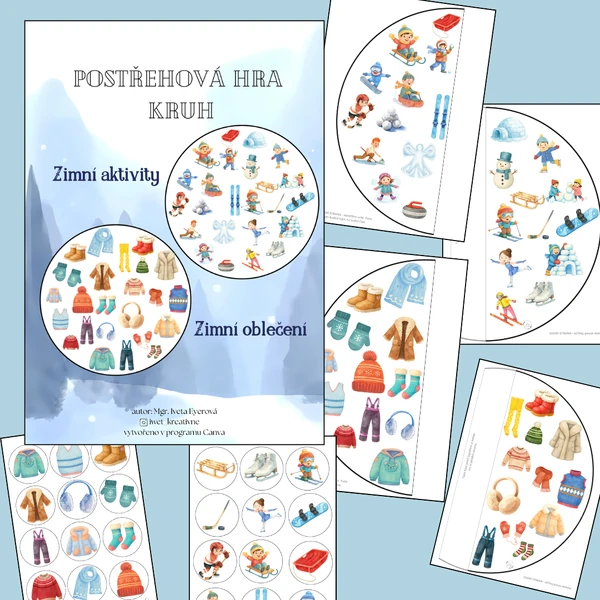 Postřehová KRUH - zimní oblečení a zimní aktivity
