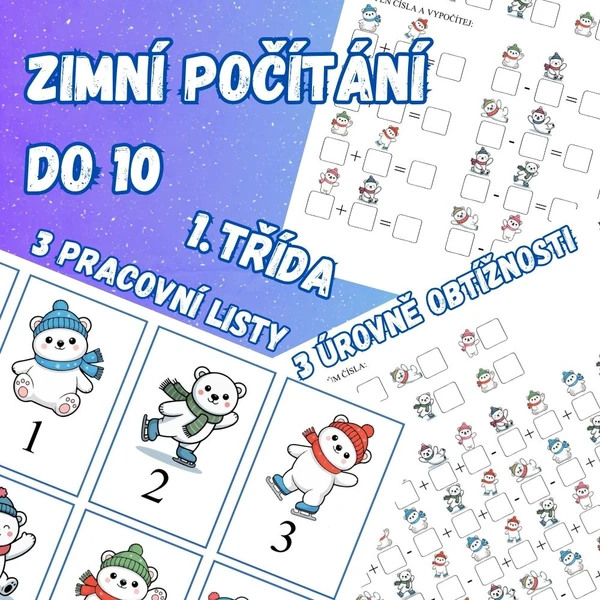 Zimní počítání do 10