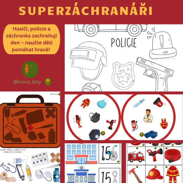 Superzáchranáři - hasiči, policie, záchranka