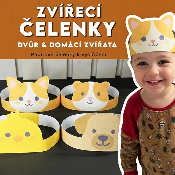 Zvířecí čelenky - Dvůr & domácí zvířata