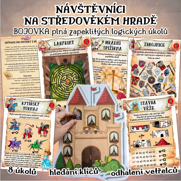 Bojovka NÁVŠTĚVNÍCI NA STŘEDOVĚKÉM HRADĚ