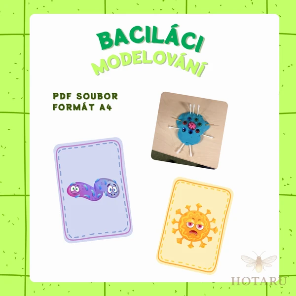 Baciláci - šablony k modelování a kreslení