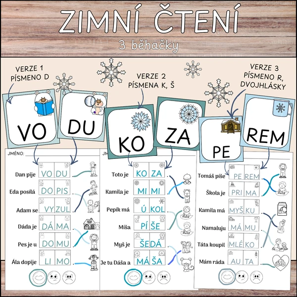 Zimní běhací čtení
