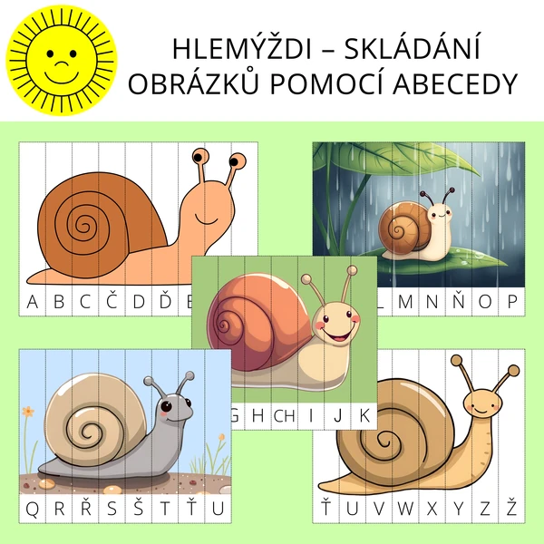 HLEMÝŽDI – SKLÁDÁNÍ OBRÁZKŮ POMOCÍ ABECEDY