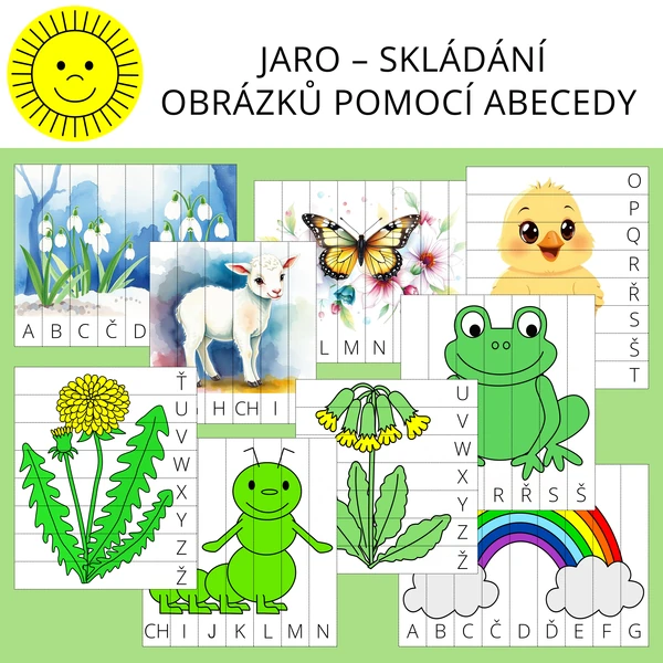 JARO - SKLÁDÁNÍ OBRÁZKŮ POMOCÍ ABECEDY