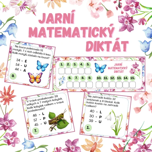 Jarní matematický diktát