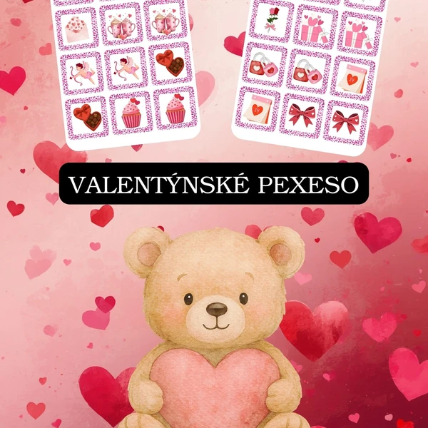 💘 Valentýnské pexeso💘