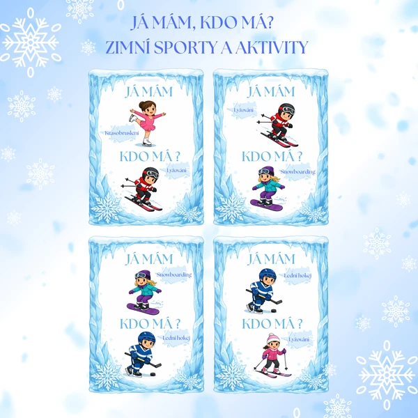 Já mám, kdo má - Zimní sporty a aktivity