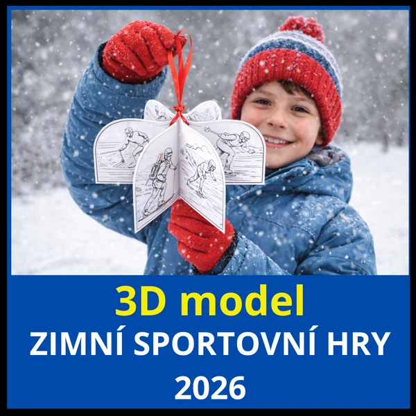 ZIMNÍ SPORTOVNÍ HRY - 3D MODEL s přesahem do čjl