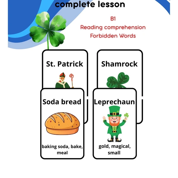 St Patrick’s Day: hry a aktivity k textu