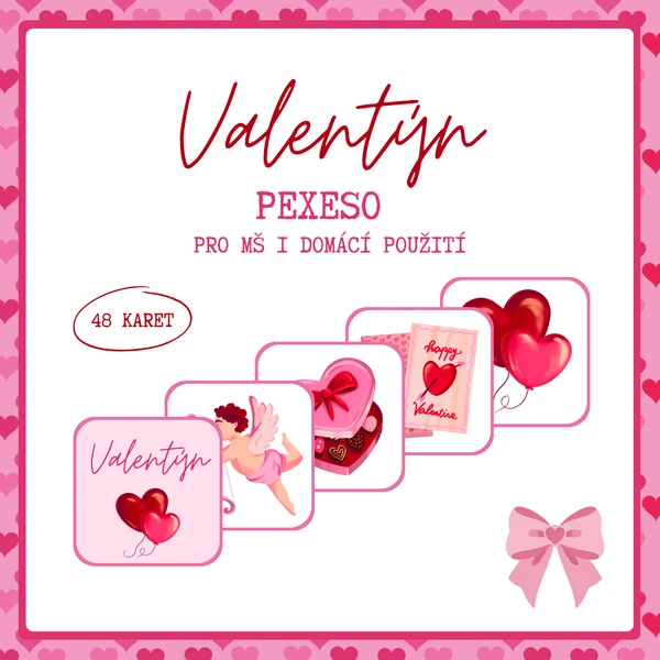 Valentýn – pexeso