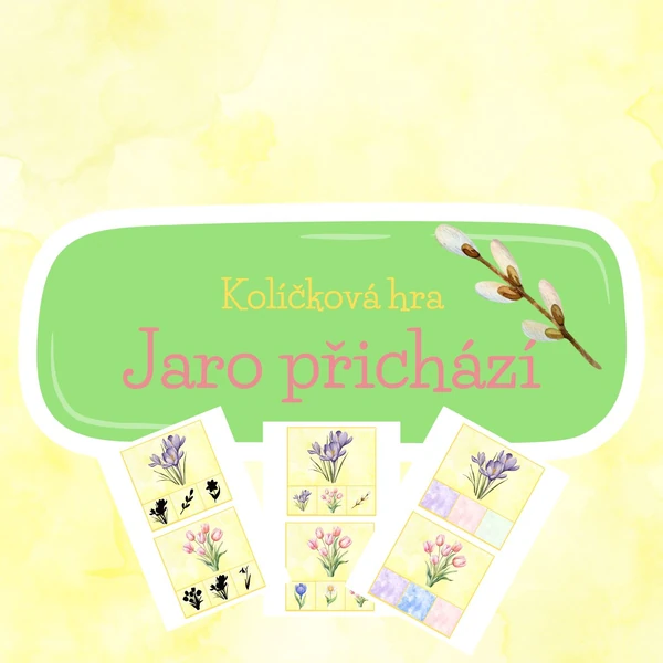 Kolíčková hra - Jaro přichází