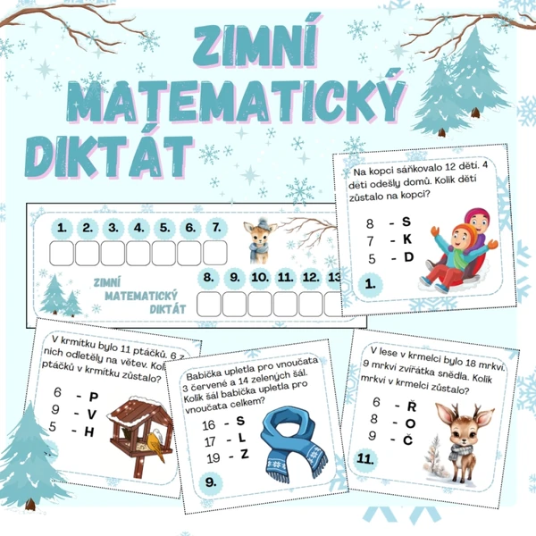 Zimní matematický diktát