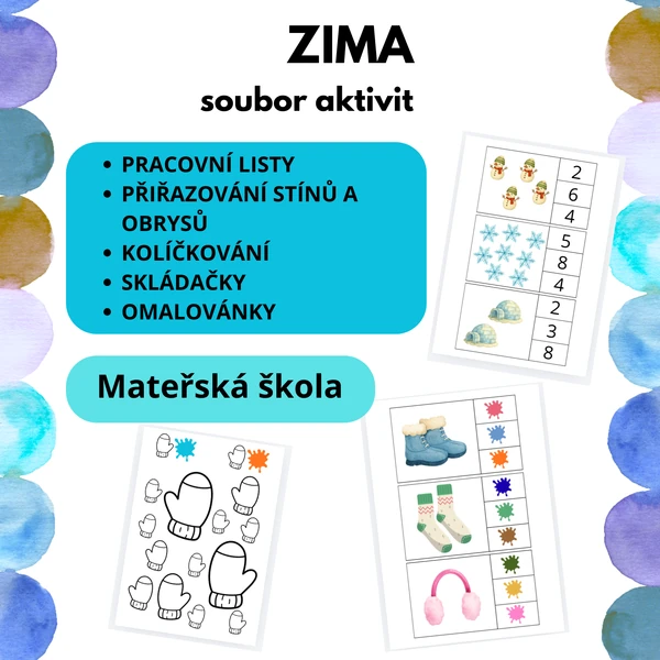 ZIMA kolíčkování a další aktivity