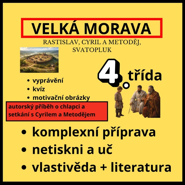 VELKÁ MORAVA - CYRIL A METODĚJ - KOMPLETNÍ PŘÍPRAVA S NADSTAVBOU