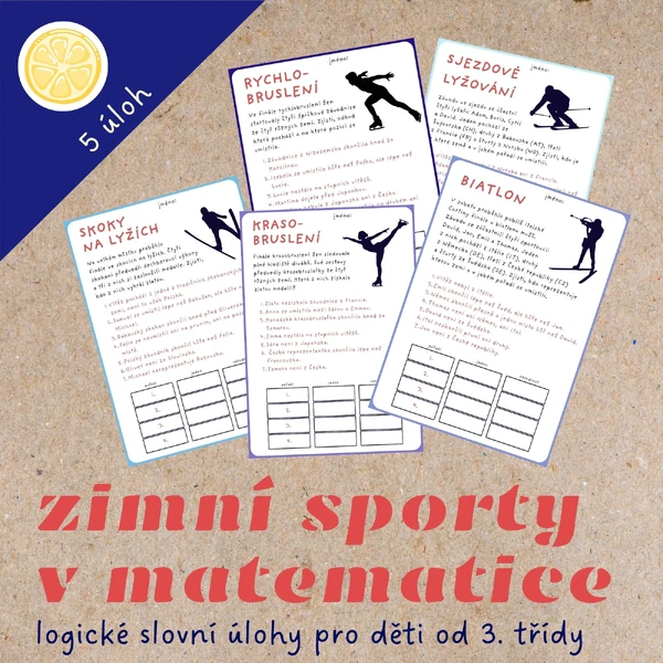Zimní sportovní hry v matematice - logické slovní úlohy