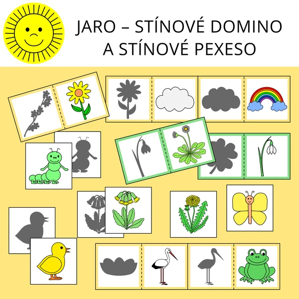 JARO - STÍNOVÉ DOMINO A STÍNOVÉ PEXESO