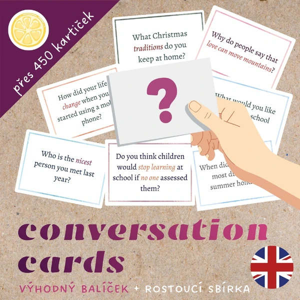 VÝHODNÝ BALÍČEK - conversation cards